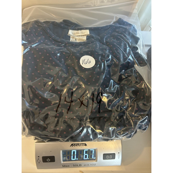 Matilda Jane Girls Blue Ruffle Polka Dot Shirt Size 8 sleeveless - Picture 5 of 5